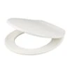 Himara White Bottom Fix Standard Close Toilet Seat