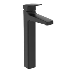 Ideal Standard Ceraplan Tall Black Square Deck-mounted Manual Basin Mono Mixer Tap
