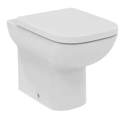 Ideal Standard I.life A White Standard Back To Wall Square Toilet Set With Soft Close Seat