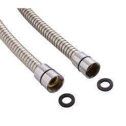 Triton Chrome Effect Stainless Steel Shower Hose, (L)1.25m -Ideal Standard Shop triton chrome effect stainless steel shower hose l 1 25m5012663015012 36c