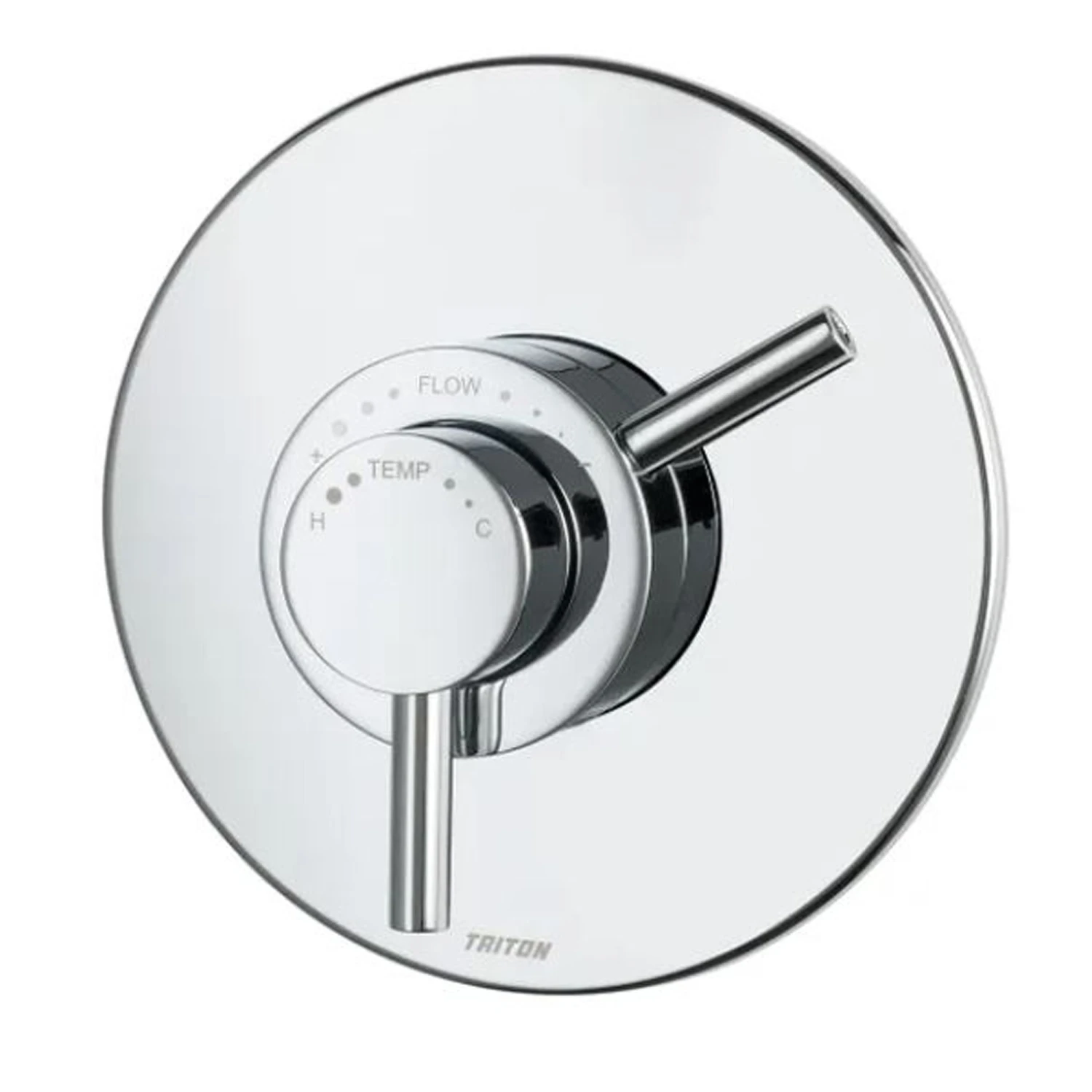 Triton Elina Concentric Chrome Effect Concealed Thermostatic Shower Mixer 1 Triton Elina Concentric Chrome Effect Concealed Thermostatic Shower Mixer