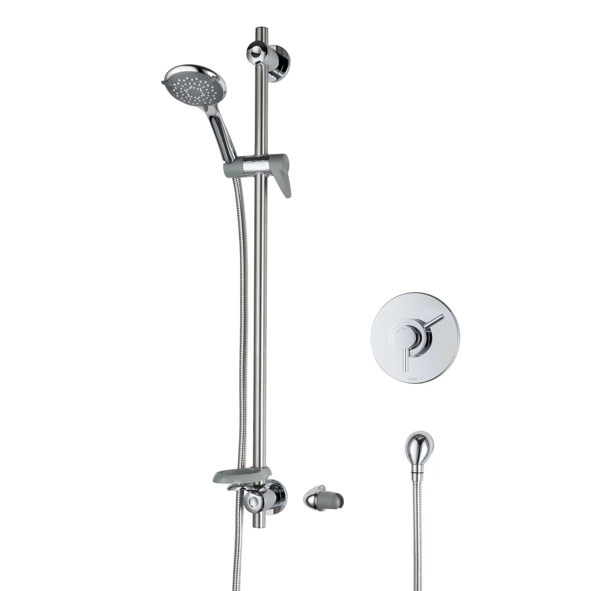 Triton Elina Concentric Chrome Effect Concealed Thermostatic Shower Mixer 3 Triton Elina Concentric Chrome Effect Concealed Thermostatic Shower Mixer - Image 3