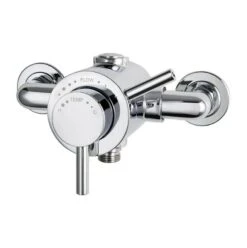 Triton Elina Concentric Chrome Effect Exposed Thermostatic Shower Mixer