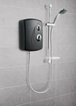 Triton Enrich Black Electric Shower, 8.5kW -Ideal Standard Shop triton enrich black electric shower 8 5kw5012663148154 01i