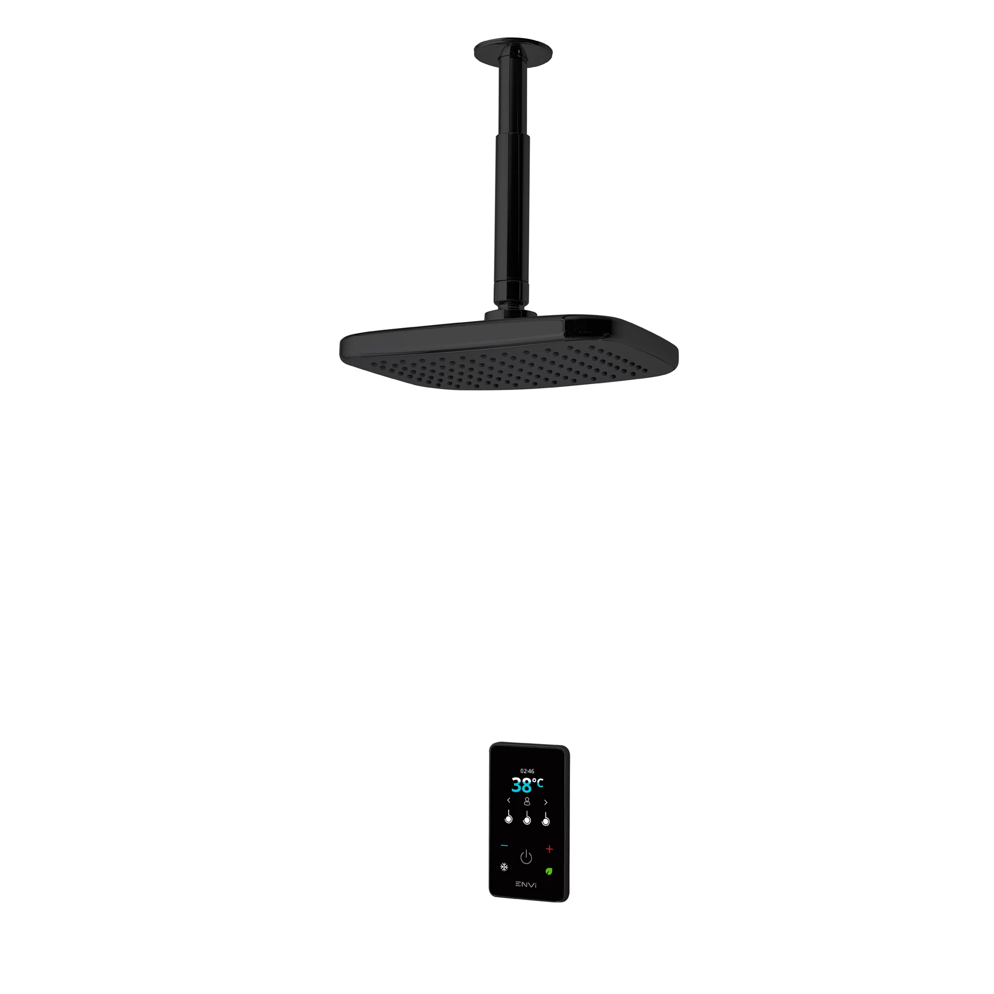 Triton ENVi®️Electric Shower Fixed Head - Black 1 Triton ENVi®️Electric Shower Fixed Head - Black