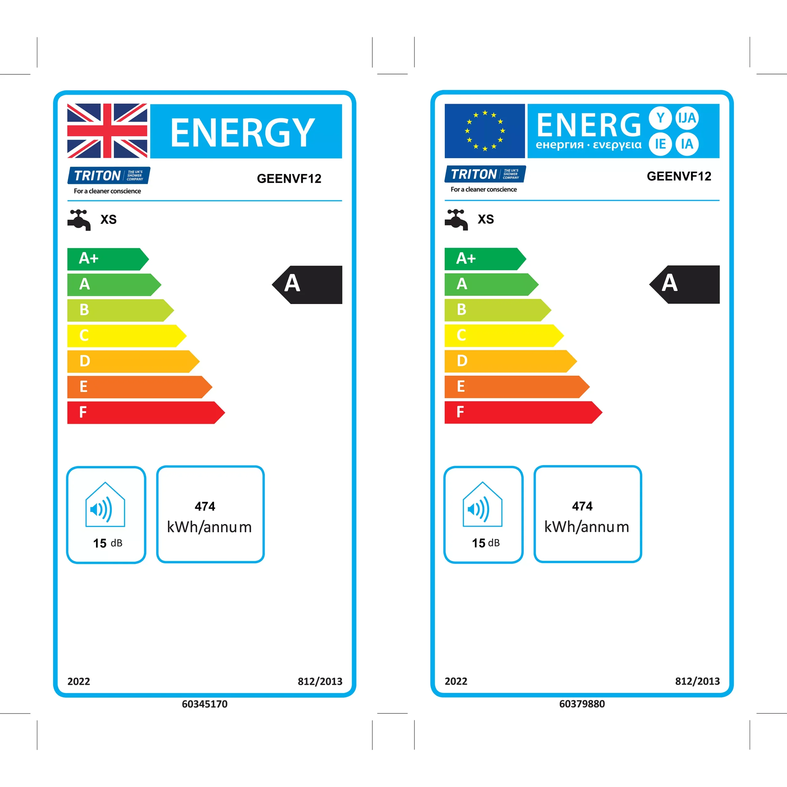 Triton ENVi®️Electric Shower Fixed Head - Chrome Silver 10 Triton ENVi®️Electric Shower Fixed Head - Chrome Silver - Image 10