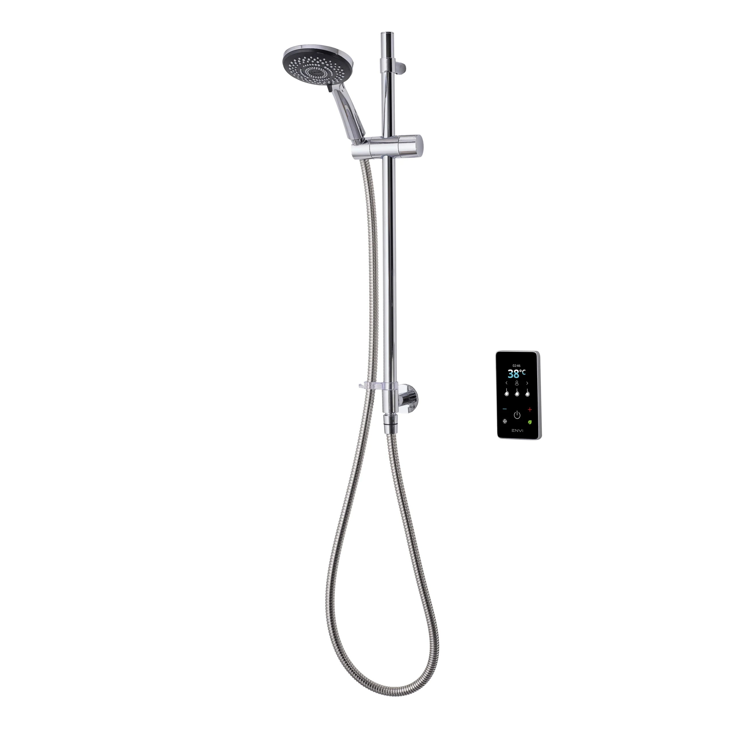 Triton ENVi®️Electric Shower Riser Rail Kit - Chrome Silver 1 Triton ENVi®️Electric Shower Riser Rail Kit - Chrome Silver