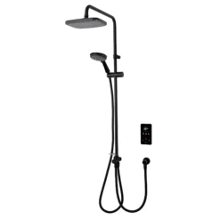 Triton ENVi®️Electric Shower With DuElec®️Shower Kit - Black Matte Black Shower