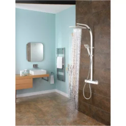 Triton Excellente Chrome Effect Rear Fed Shower -Ideal Standard Shop triton excellente chrome effect rear fed shower5012663016286 01i BQ