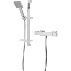Triton Excellente Single-spray Pattern Chrome Effect Thermostatic Mixer Shower