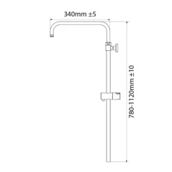 Triton Single-spray Pattern Black Brushed Steel Effect Thermostatic Mixer Shower -Ideal Standard Shop triton single spray pattern black brushed steel effect thermostatic mixer shower5012663155626 02t bq