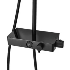 Triton Single-spray Pattern Black Brushed Steel Effect Thermostatic Mixer Shower -Ideal Standard Shop triton single spray pattern black brushed steel effect thermostatic mixer shower5012663155626 04c bq