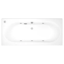 Trojan Baths Whirlpool Silver Effect 6 Jet Bath Spa System