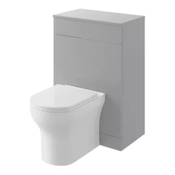 Ideal Standard Shop -Ideal Standard Shop veleka gloss grey freestanding toilet cabinet w 552mm h 810mm5059340255491 09c