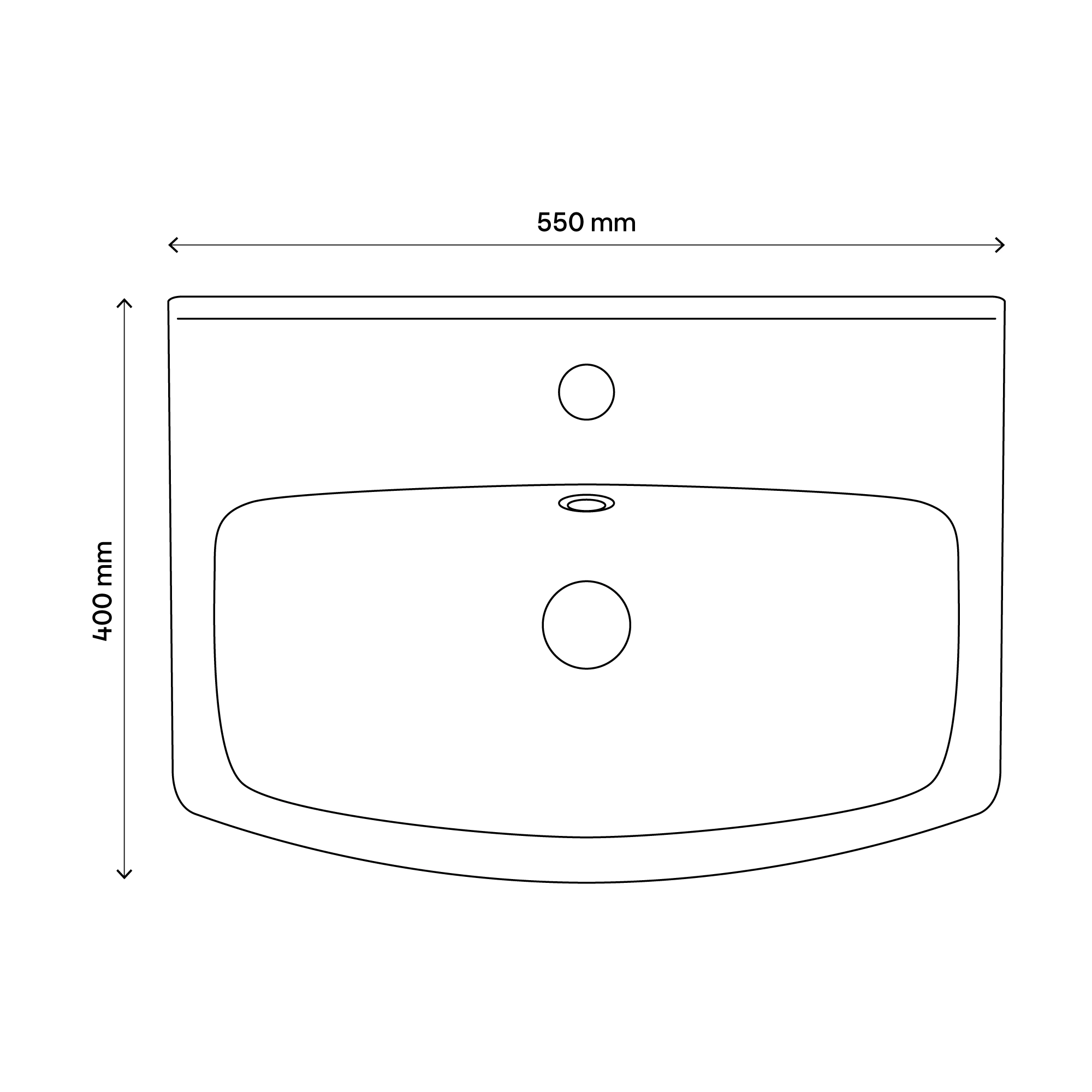 Veleka Gloss Grey Vanity Unit & Basin Set (W)550mm (H)900mm 7 Veleka Gloss Grey Vanity Unit & Basin Set (W)550mm (H)900mm - Image 7