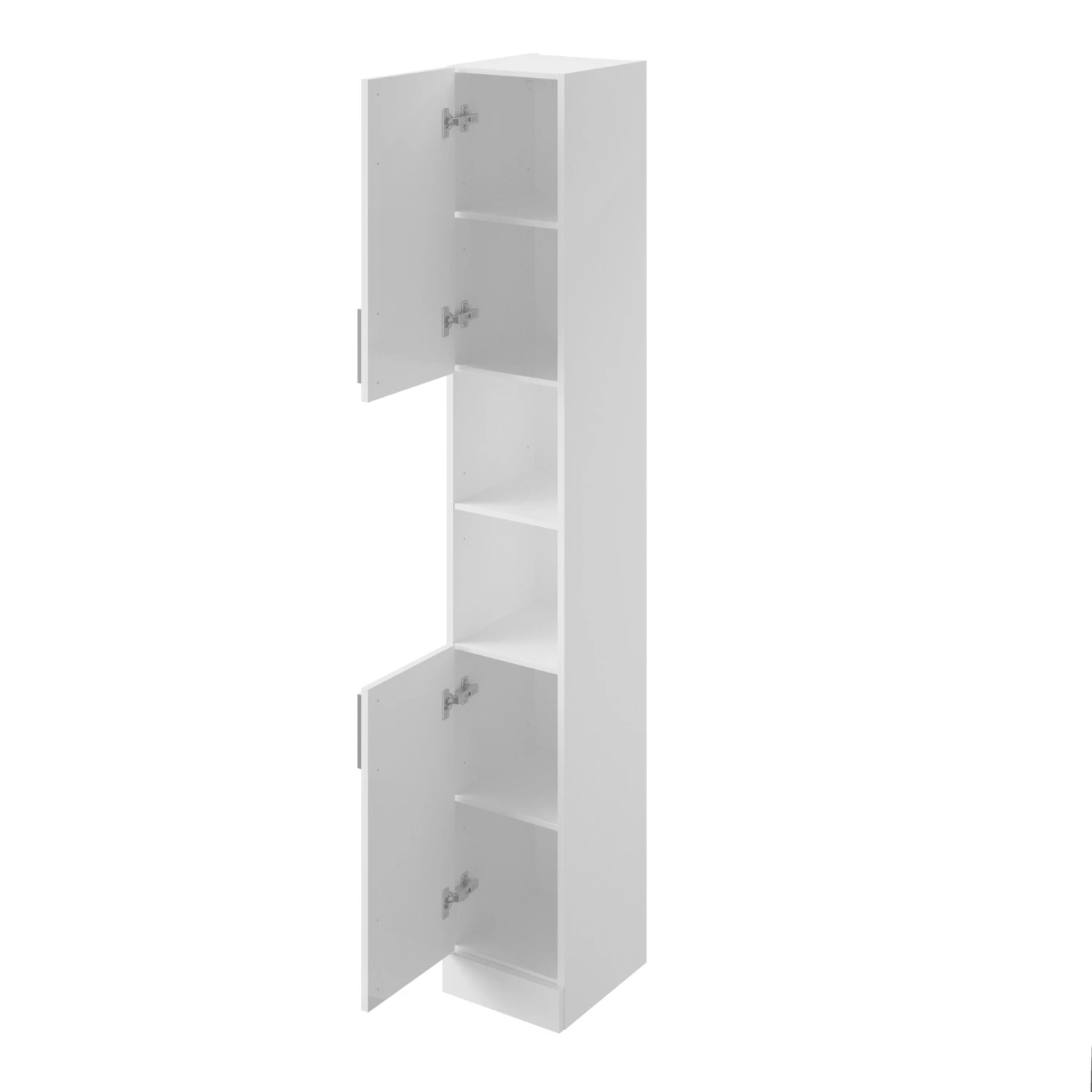 Veleka Gloss White Single Bathroom Cabinet (H)180cm (W)27.5cm 3 Veleka Gloss White Single Bathroom Cabinet (H)180cm (W)27.5cm - Image 3