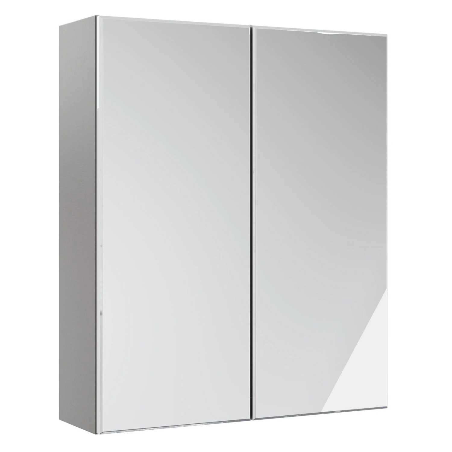 Westport Gloss White Double With 2 Mirror Doors Wall Cabinet (W)595mm (H)720mm 1 Westport Gloss White Double With 2 Mirror Doors Wall Cabinet (W)595mm (H)720mm