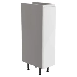 Westport Gloss White Modern Freestanding Base Unit (W)195mm (H)820mm