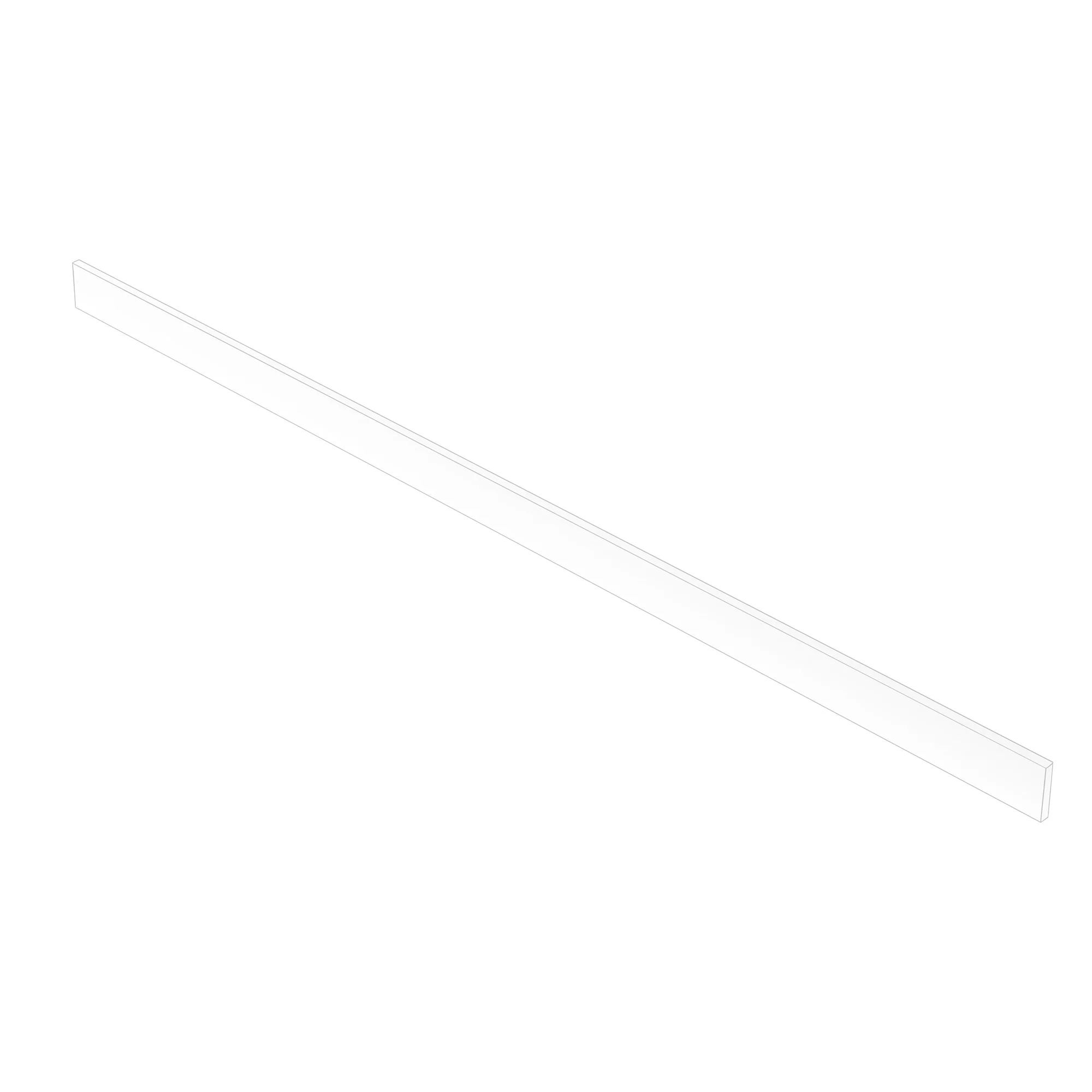 Westport Gloss White Straight Plinth (L)2400mm 1 Westport Gloss White Straight Plinth (L)2400mm